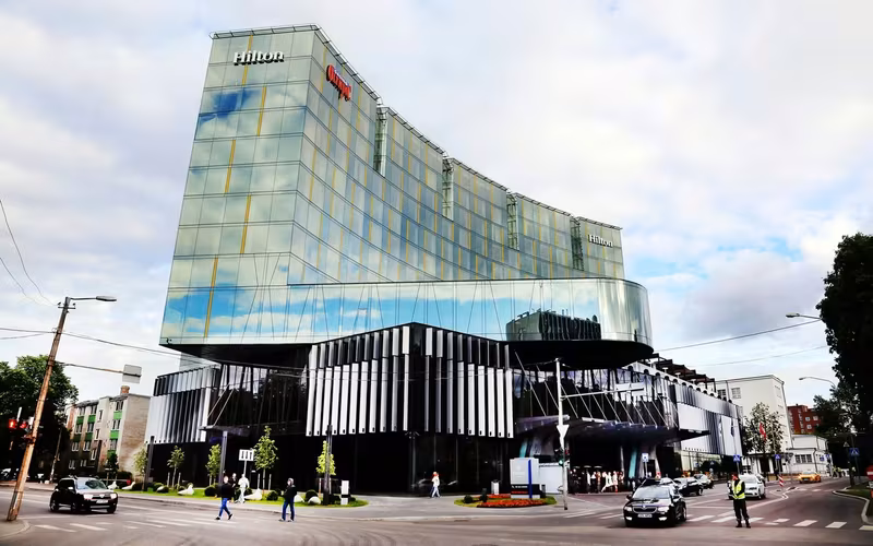 Hilton Tallinn Park shortly after opening in June 2016