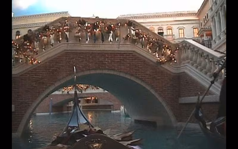 Gondola on the Grand Canal at The Venetian